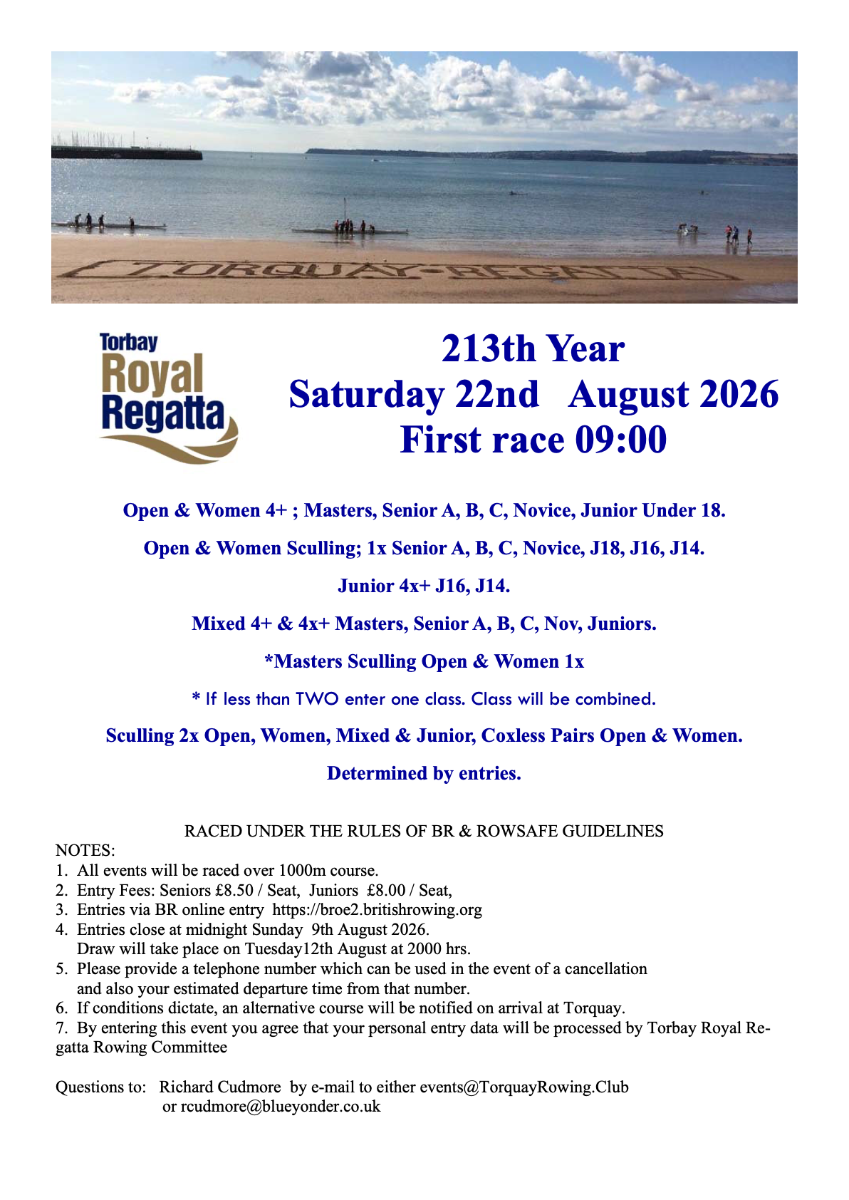 Torbay Royal Regatta Poster
